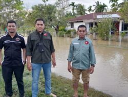 Trinusa DPC Aceh Utara Tinjau Lokasi Banjir diKecamatn Lhoksukon